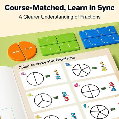 🏅 LAST DAY SPECIAL PRICE 📚🧲 Magnetic Fraction Demonstration Book