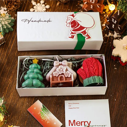 Cute Christmas Scented Candle Gift Set