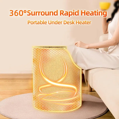 🔥Foldable 360° Foot Heater with Timer & Thermostat – Fast, Quiet, Energy-Efficient Warmth