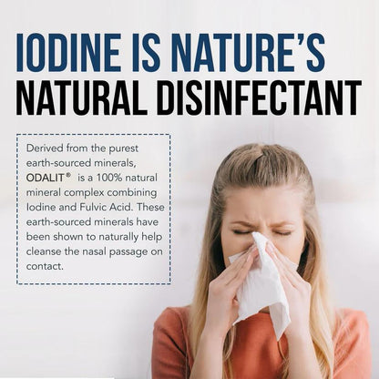 ODALIT® Iodine Nasal Spray– Cleanses & Refreshes Your Nasal Passages