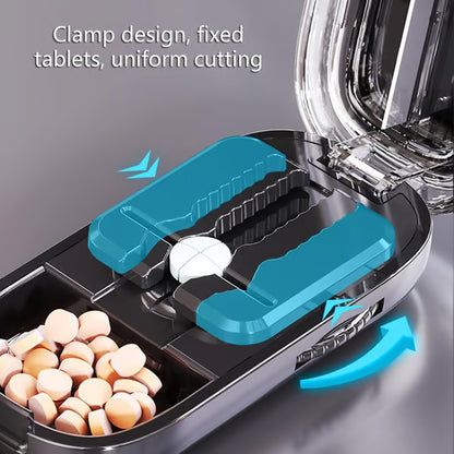 Adjustable Pill Cutter and Splitter for Multiple Pills