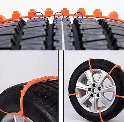 2025 Winter Hot Sale🔥Universal Reusable Anti-skid PE Tire Chains