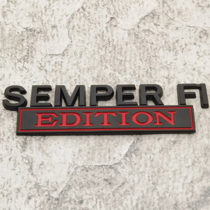 SEMPER FI EDITION Car Emblem Metal Badge, 🔥Buy 2 FREE SHIPPING