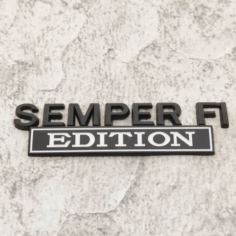 SEMPER FI EDITION Car Emblem Metal Badge, 🔥Buy 2 FREE SHIPPING