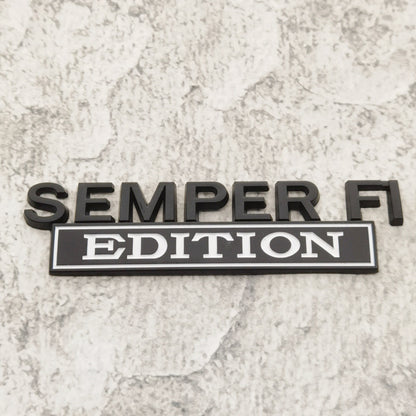 SEMPER FI EDITION Car Emblem Metal Badge, 🔥Buy 2 FREE SHIPPING