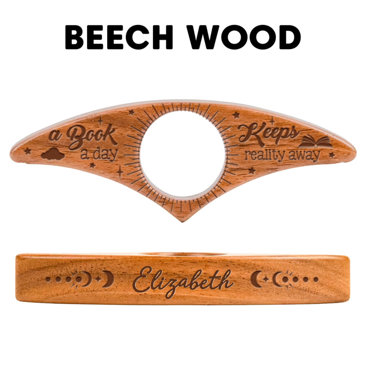 Personalized Custom Book Page Holder