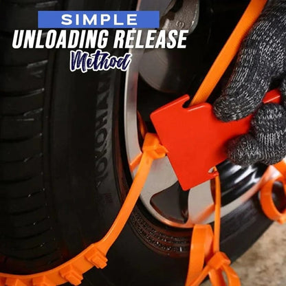 2025 Winter Hot Sale🔥Universal Reusable Anti-skid PE Tire Chains