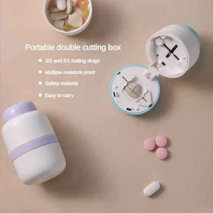 💊 Experience Effortless Pill Cutting - ✨Portable Pill Precise Fixed Positioning Cutting Machine